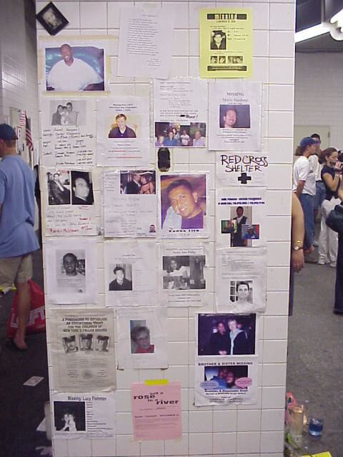 The Faces of the Missing at Grand Central Station