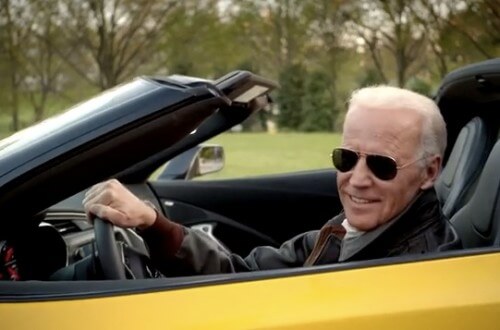 Joe-Biden-yellow-Corvette