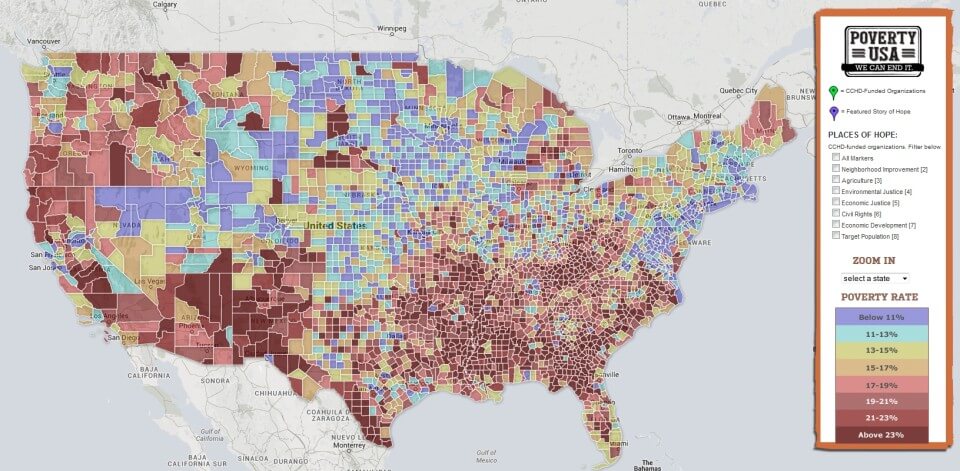 Poverty by County