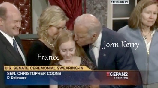 Biden-Kerry Kiss