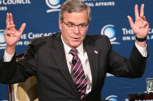 Jeb Bush Addresses The Chicago Council On Global Affairs