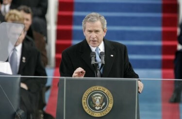 Bush_delivers_his_second_Inaugural_address