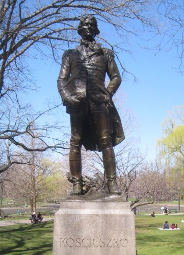 Thaddeus_Kosciuszko_sculpture,_Public_Garden,_Boston,_MA_-_IMG_5481