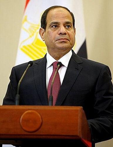 "Abdel Fattah el-Sisi-عبد الفتاح السيسي" by Kremlin.ru. Licensed under CC BY 3.0 via Wikimedia Commons.