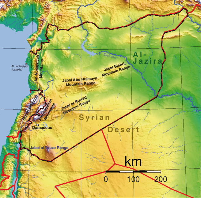 Syria terrain