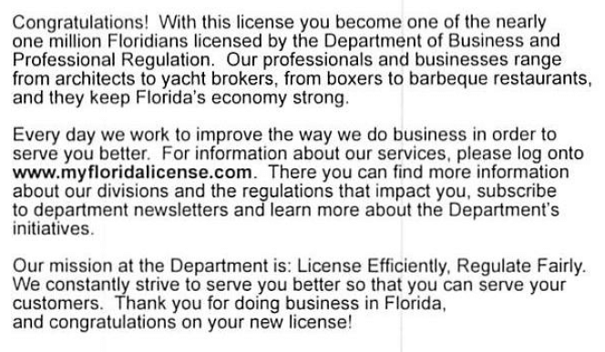 FL License